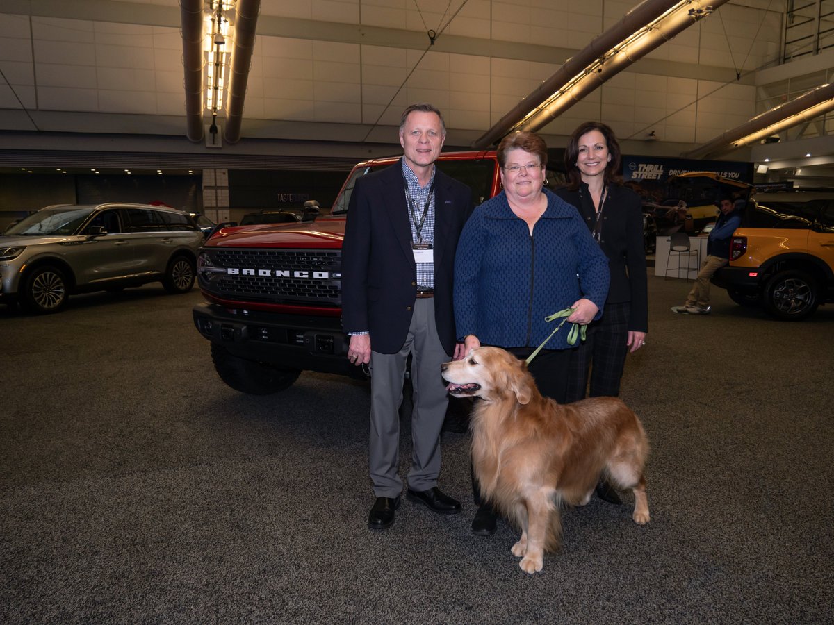OurFordStore's tweet photo. Thru a @Ford #BroncoWildFund grant, 55,000+ #PghAutoShow attendees had opportunity to receive safety info on traveling w/ pets & camping with them too! Thank you Bronco Wild Fund for helping more families & pets enjoy the great outdoors, responsibly. https://t.co/gufDYjsx4V https://t.co/wdNh8LQX7U