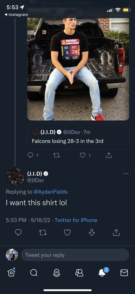 AydanFields's tweet image. He asked for it 🤷🏻‍♂️  

Thanks for an incredible show @JIDsv