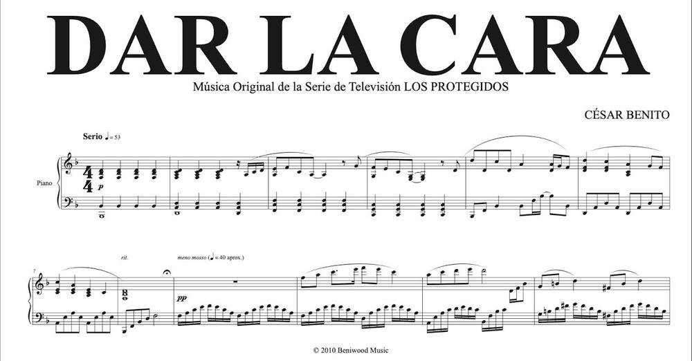 cesarbenitomus's tweet photo. #cesarbenito #losprotegidos #partitura #piano #serietv #bandasonora #soundtrack #score #sheetmusic
LOS PROTEGIDOS: Dar la Cara
https://t.co/C3e6fdvjWN https://t.co/Gde8AHm78e