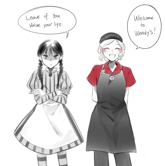 welcome to wendy's! #wenclair 