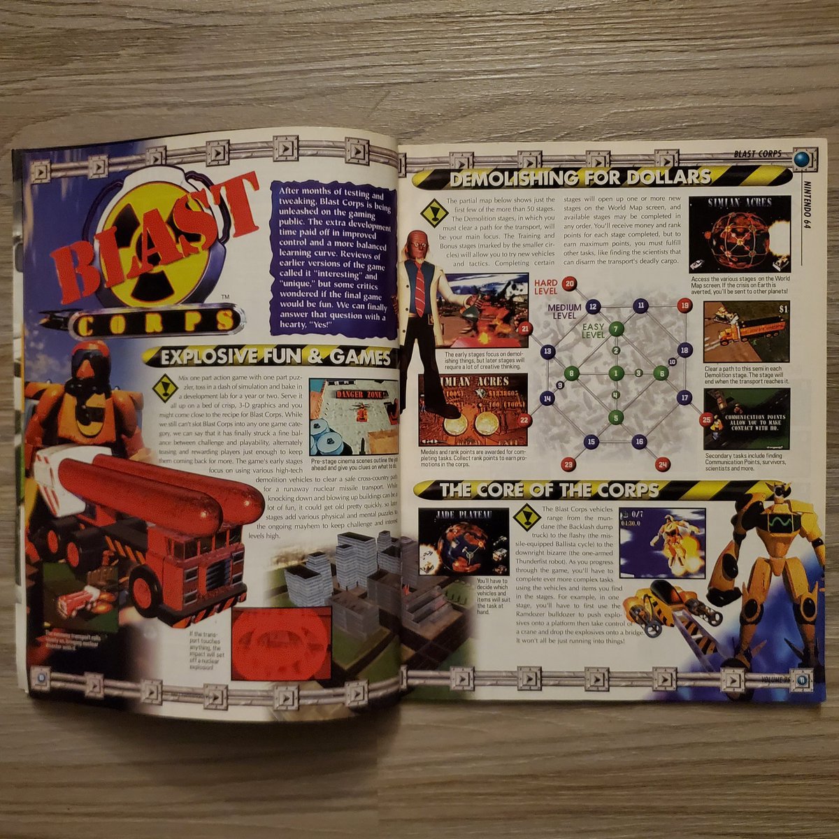 MouraBros's tweet photo. Strategy Guide Saturday
Blast Corps
#strategyguidesaturday #Nintendo #nintendo64 #n64 #blastcorps #nintendopower #demolition #ballistica #ramdozer #thunderfist #backlash #jbomb #skyfallbuggy #cyclonesuit https://t.co/oRftN0nQh6
