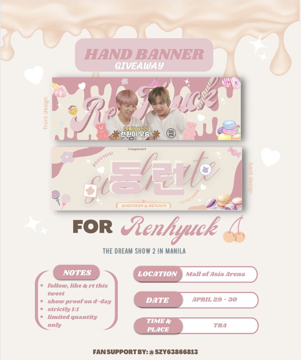 szynana's tweet photo. 🐾 THE DREAM SHOW 2 : IN A DREAM IN MANILA 🐾

🫧FOR JAEMIN &amp; RENHYUCK🫧

☇ Follow, like &amp; rt this tweet 
☇ Strictly 1:1, Limited qty only
☇ Show proof &amp; this on d-day

#THEDREAMSHOW2_In_A_DREAM 
#TDS2inMNL https://t.co/Rq2A0emJoq
