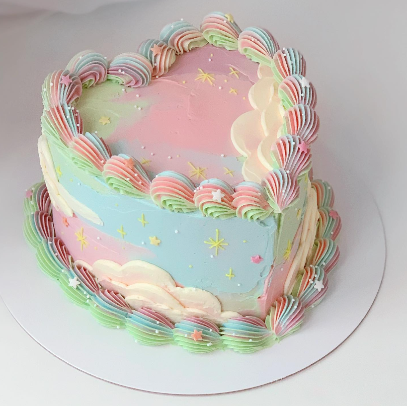 daily_dolce's tweet photo. Pastel heart cake by aprilsbakerlondon https://t.co/5iIp6fj1sM