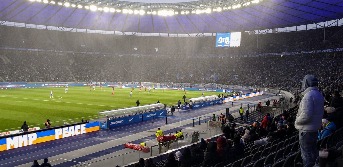 Befreiungsschlag folgte zum Glück noch...
#herthabsc #olympiastadionberlin