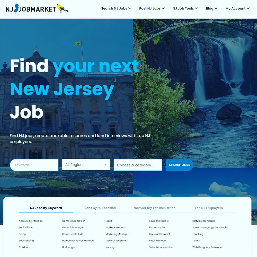 Have you seen our brand new redesign? The new njjobmarket.com has just re-launched! 

Visit: njjobmarket.com

#nj #newjersey #njjobs #njjob #njrecruiting #newjerseycareer #njcareer #njresume #gardenstate #njemployer #njrecruiter #njhiring #njinterview #njjobboard