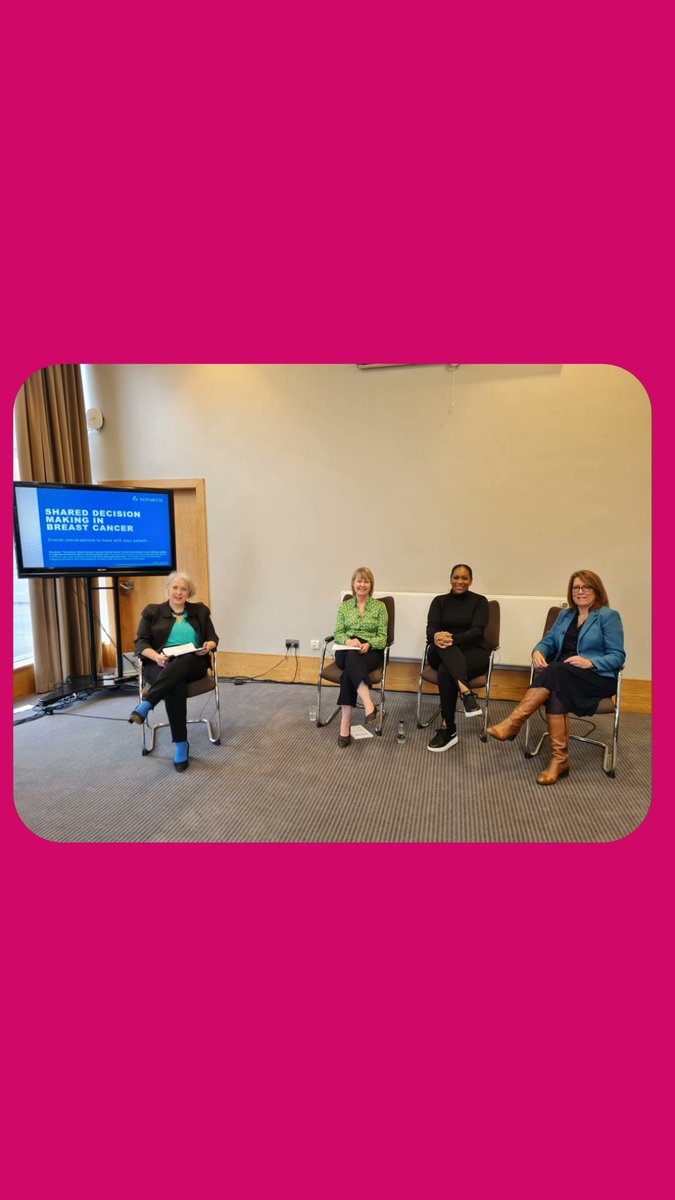 We had a brilliant day at <a href="/EBCSS_Events/">EBCSS</a>. Our trustee Lesley was a guest speaker alongside the fabulous @leannepero and @ClaireFosterW at the <a href="/Novartis/">Novartis</a> talk 'Shared Decision Making in Breast Cancer'.
#ebcss23 #make2ndscount