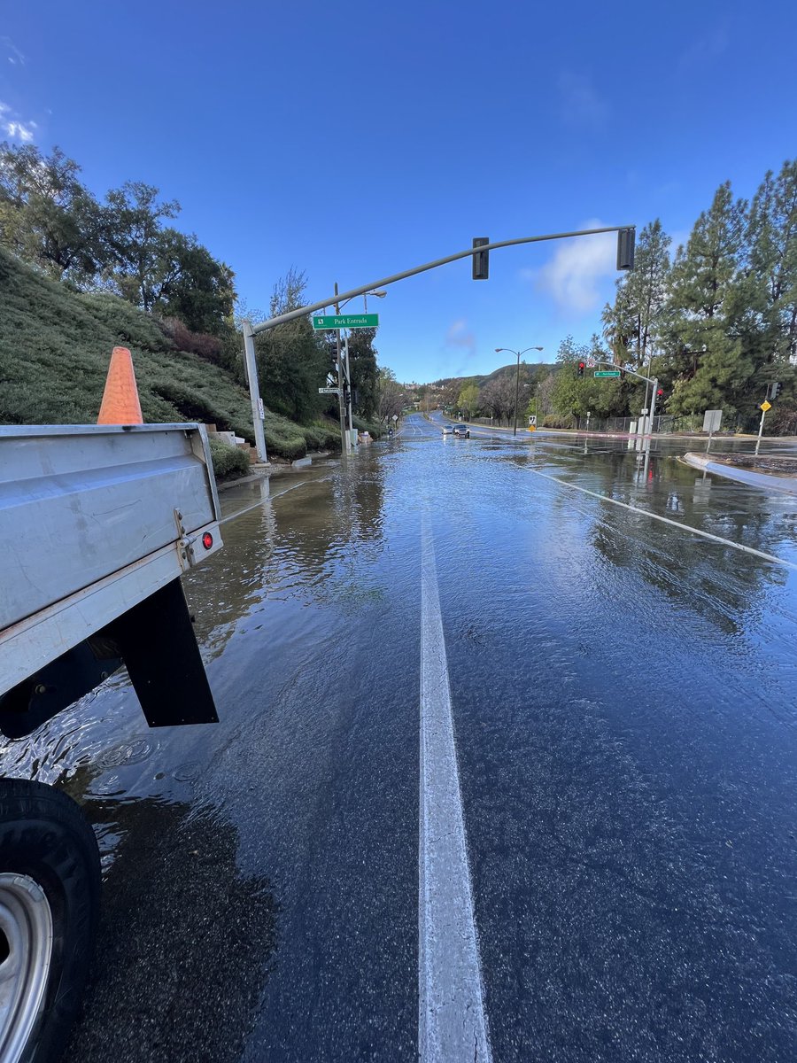 City of Calabasas on Twitter "Some standing water for a while this