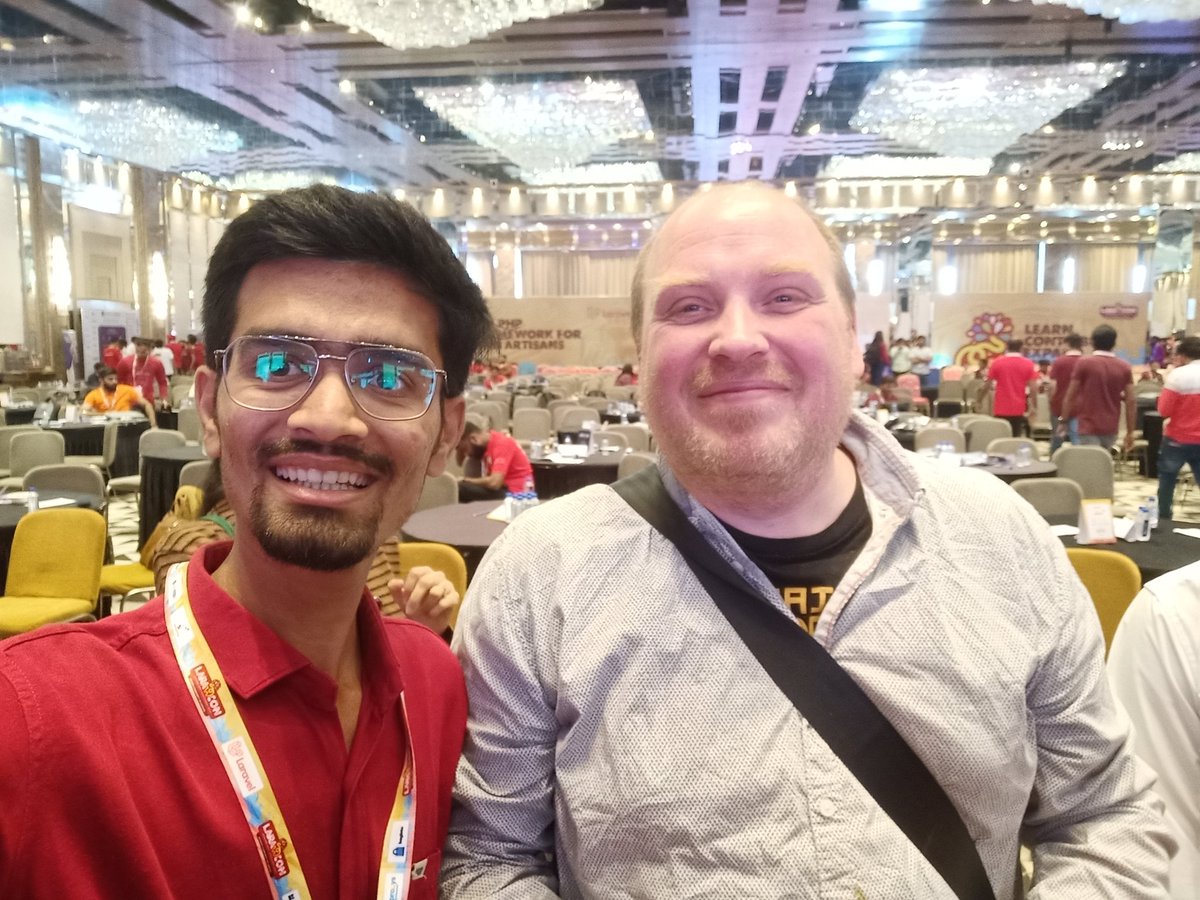 PARTHMANIAR7's tweet image. End of laracon day 1. 🤘✌️
@christophrumpel
@bobbybouwmann
@Caneco
@freekmurze
@KrishaWeb
@LaraconIN
#LaraconIndia2023
#laravelcommunity