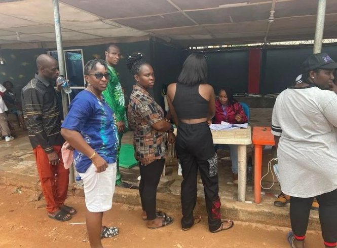 kbensonakhigbe's tweet photo. Patience is truly needed to get things done around here.
 He prayed massively, and we voted our values.

We are now waiting for the counting process.

#elections
#nigeriadecides2023
#vote #nigeria #updates
#Poll #PVC  #news https://t.co/MImejKRniU