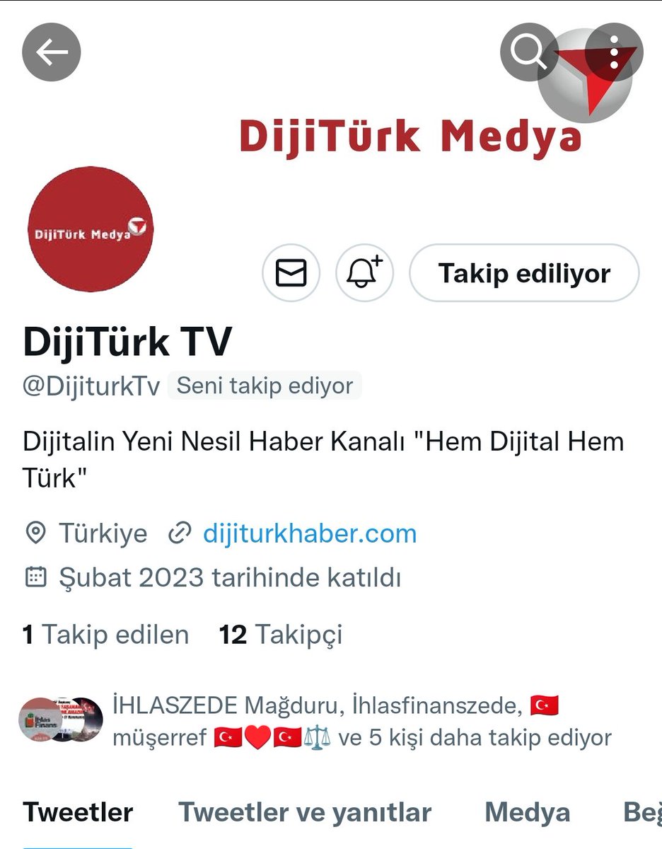 ❗Arkadaşlar yeni haber sayfamı takibe almanızı rica ediyorum.

❗Artık özgün çalışacağız ve birlikte bu sayfayı şekillendirmek istiyoruz.

❗Sizin görüş ve destekleriniz benim için çok çok önemli.

 🤲🏵️🌹🤲

❗❗

Takip için

👇

<a href="/DijiturkTv/">TurizmatlasiTV</a>