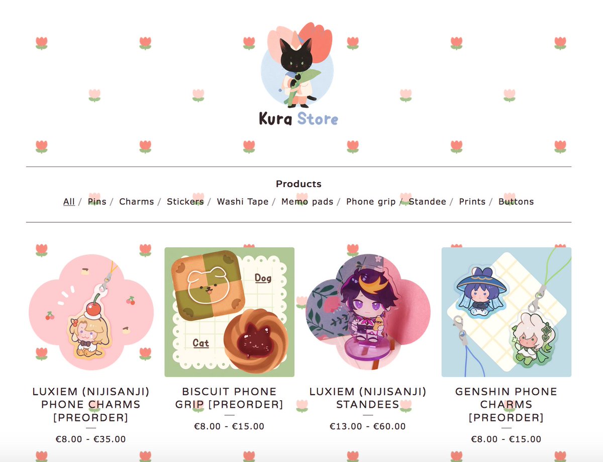 「RTs are much appreciated  My st0re is ba」|kura 🌷 Store Reopening!のイラスト