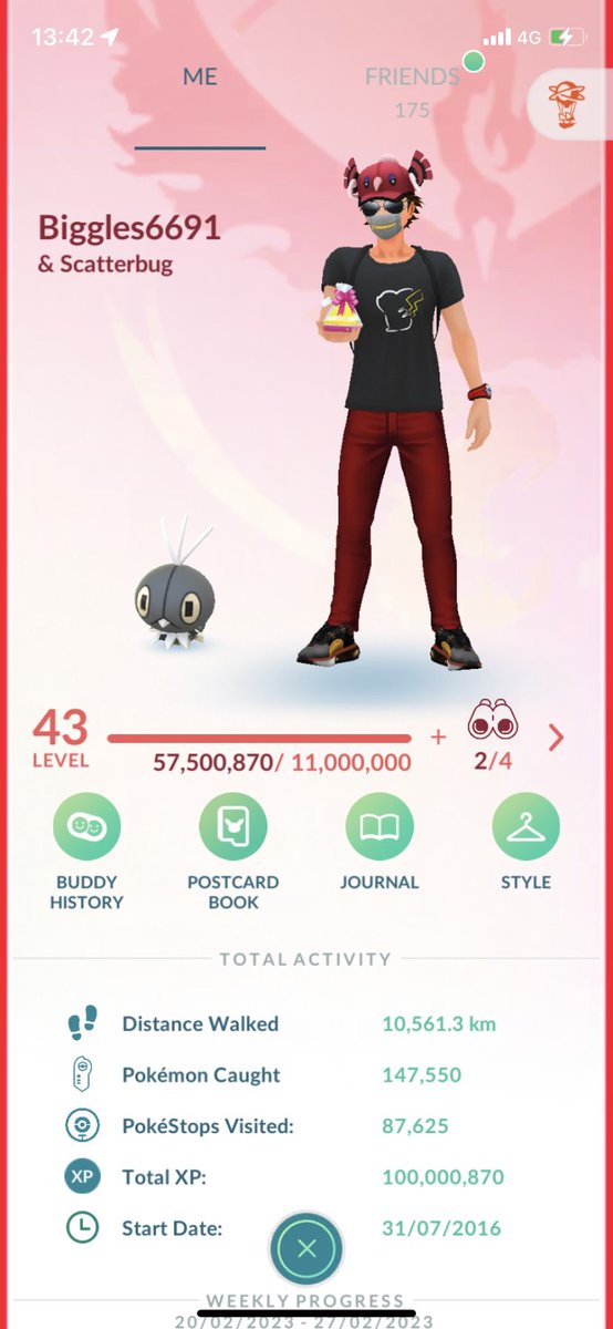 andyhelliwell1's tweet image. Personal milestone. Over 100000000 xp. Wish I could have done it quicker