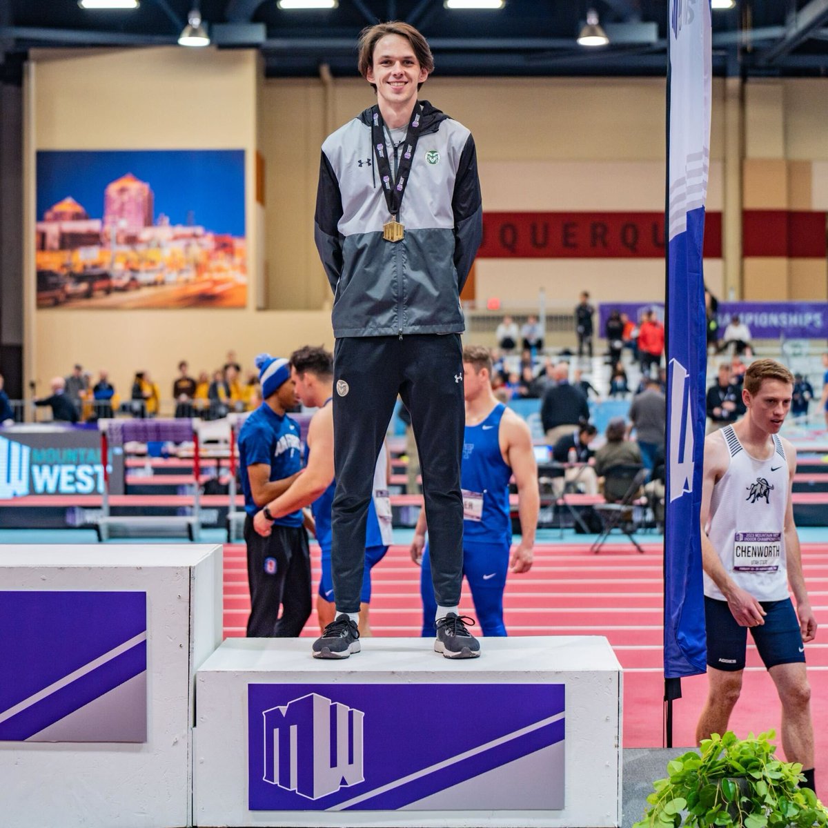 CSUTrackFieldXC's tweet photo. Ryan Blake starts the day off strong for the Rams with a third place finish in the high jump! 🥉

Ryan had his best performance of the season, clearing a mark of 2.06m!

#Stalwart x #CSURams https://t.co/MT9zEkazlA