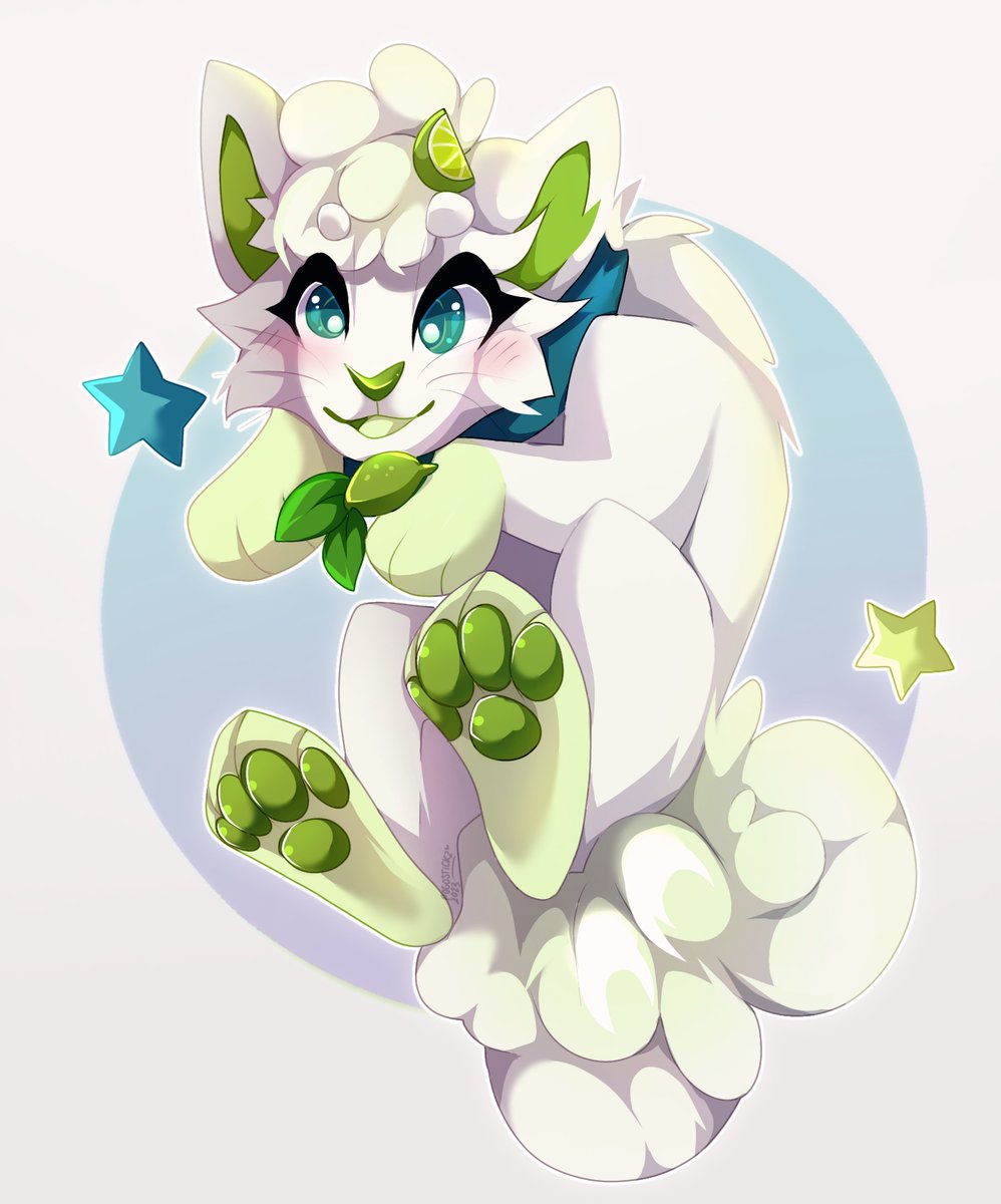 finished fullbody comm for <a href="/BunOfSnow/">Nameless</a> !! 💚