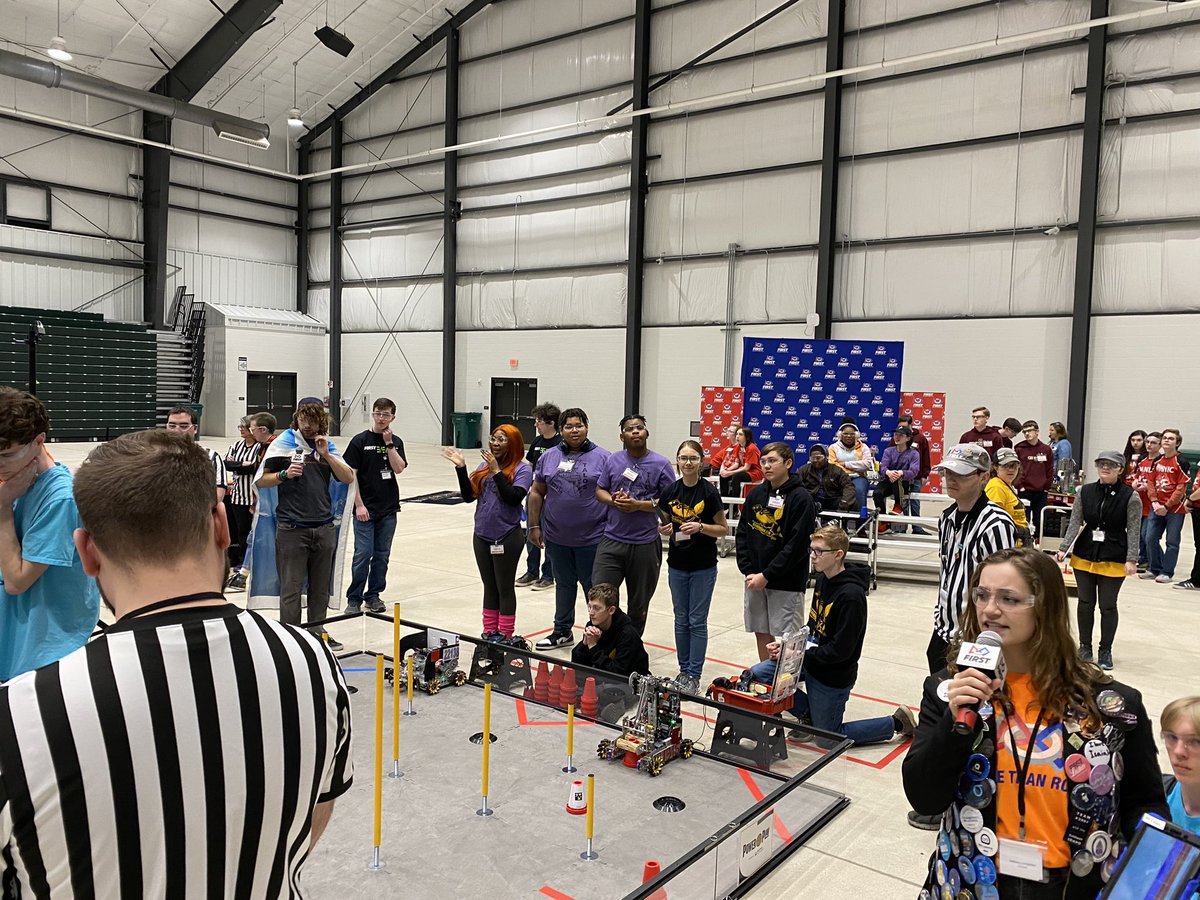 Get ready to rumble!  Robot style.  <a href="/21stCharterGary/">21st Century Charter</a> Team Talos is in the house!  <a href="/FIRSTweets/">FIRST</a> state championships.  <a href="/infsmnorth/">Keith Hall. 🇺🇸🇲🇽🟧🌊</a> <a href="/LAHall14/">LA Hall</a>