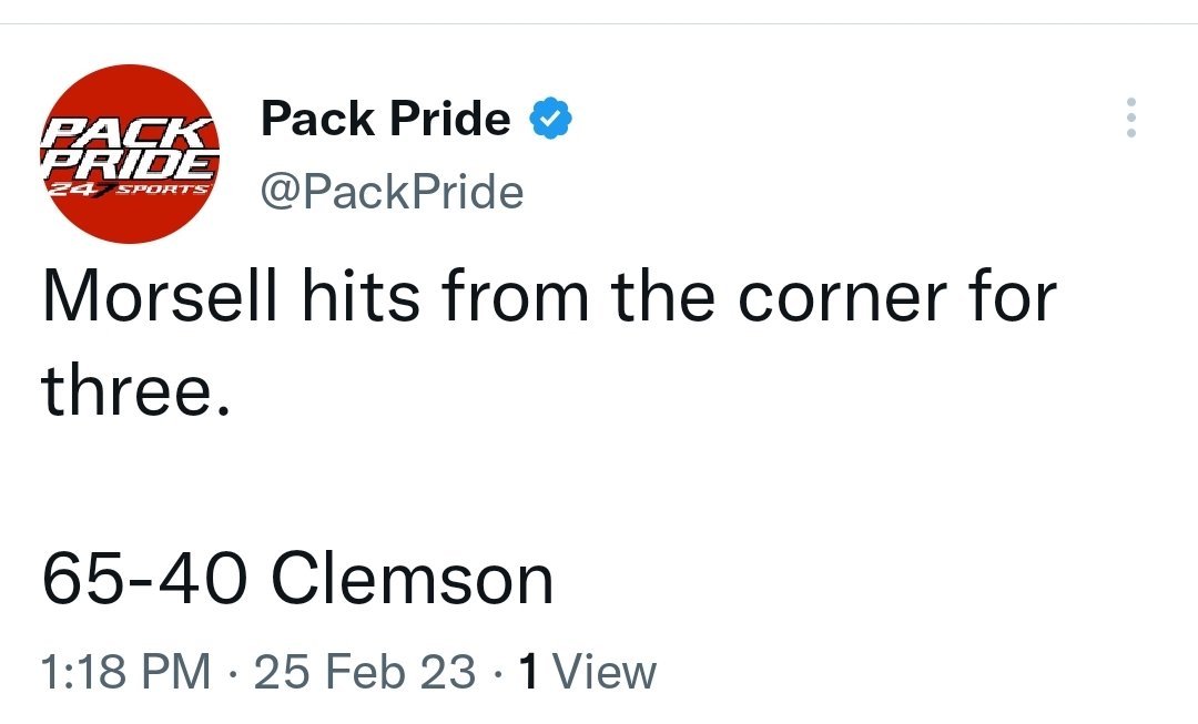 For some reason still watching this game and fondly remembering when the Pack went on a 3-0 run to cut the lead to 25...