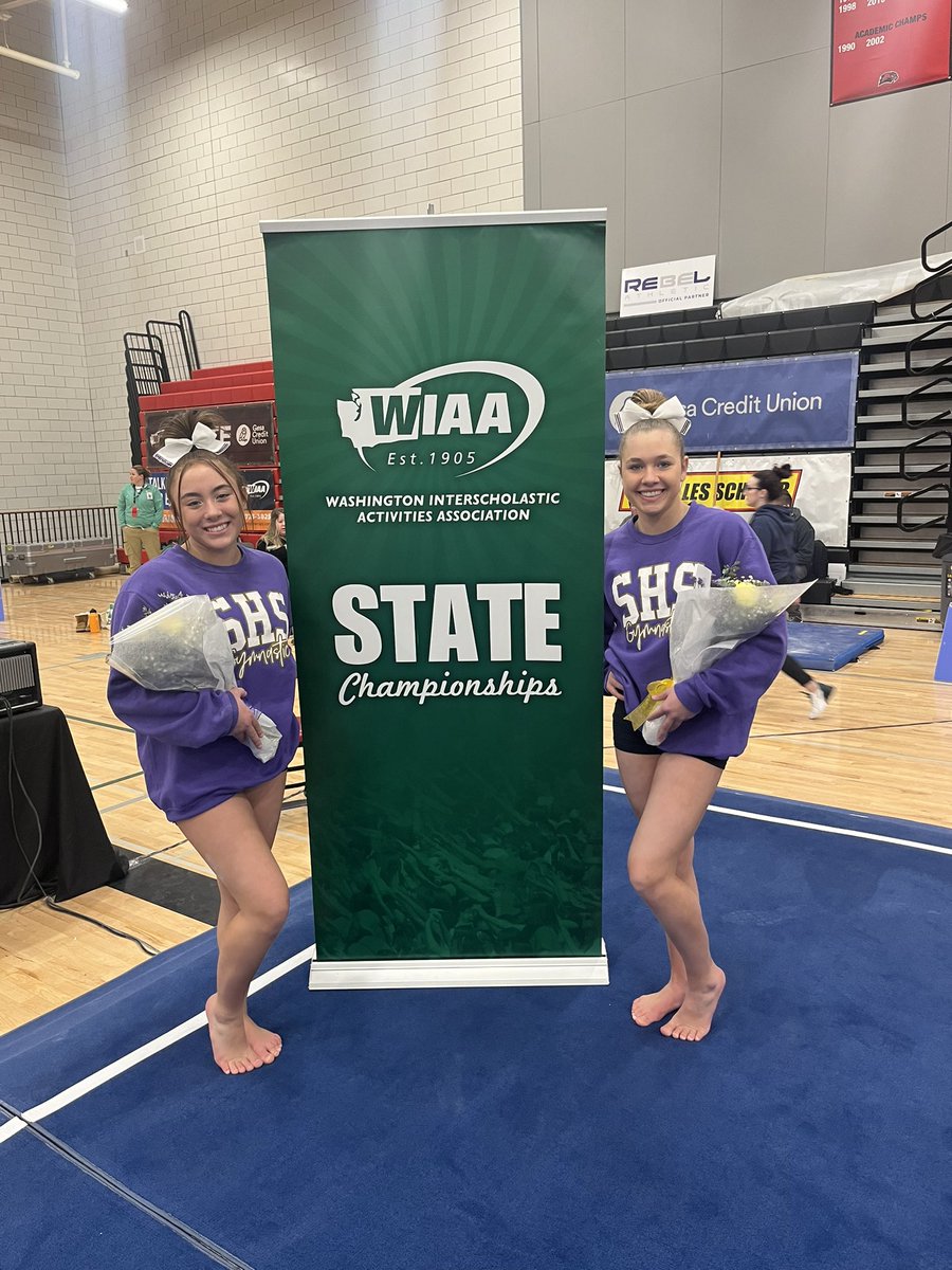 DAY 2 READY! Go Ava and Madi! 💜💛<a href="/SumnerSpartans/">Sumner High School</a>