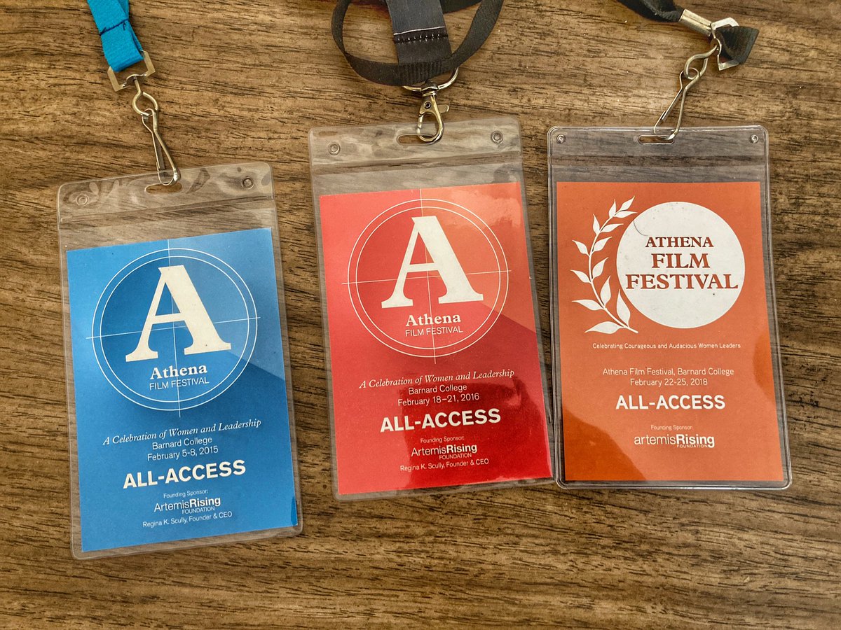 That time of year again. #athenafilmfestival The other aff.