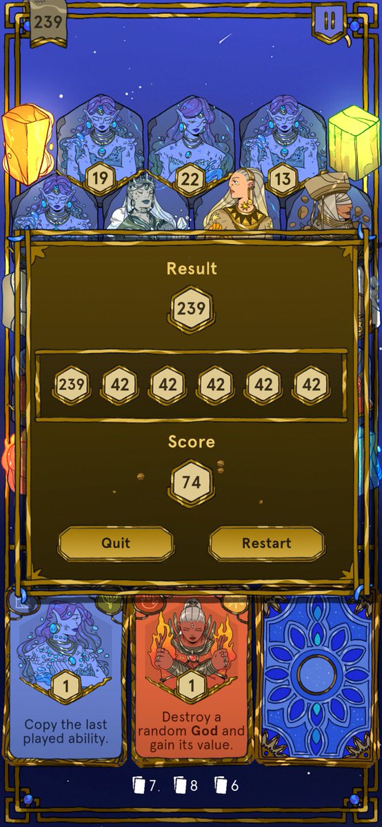 tinytouchtales's tweet photo. More #GeoGods Menu/UI polish for this #screenshotsaturday - art by @albabbgg 🌈

https://t.co/O1bfsNRrtC https://t.co/4rscF87qfJ