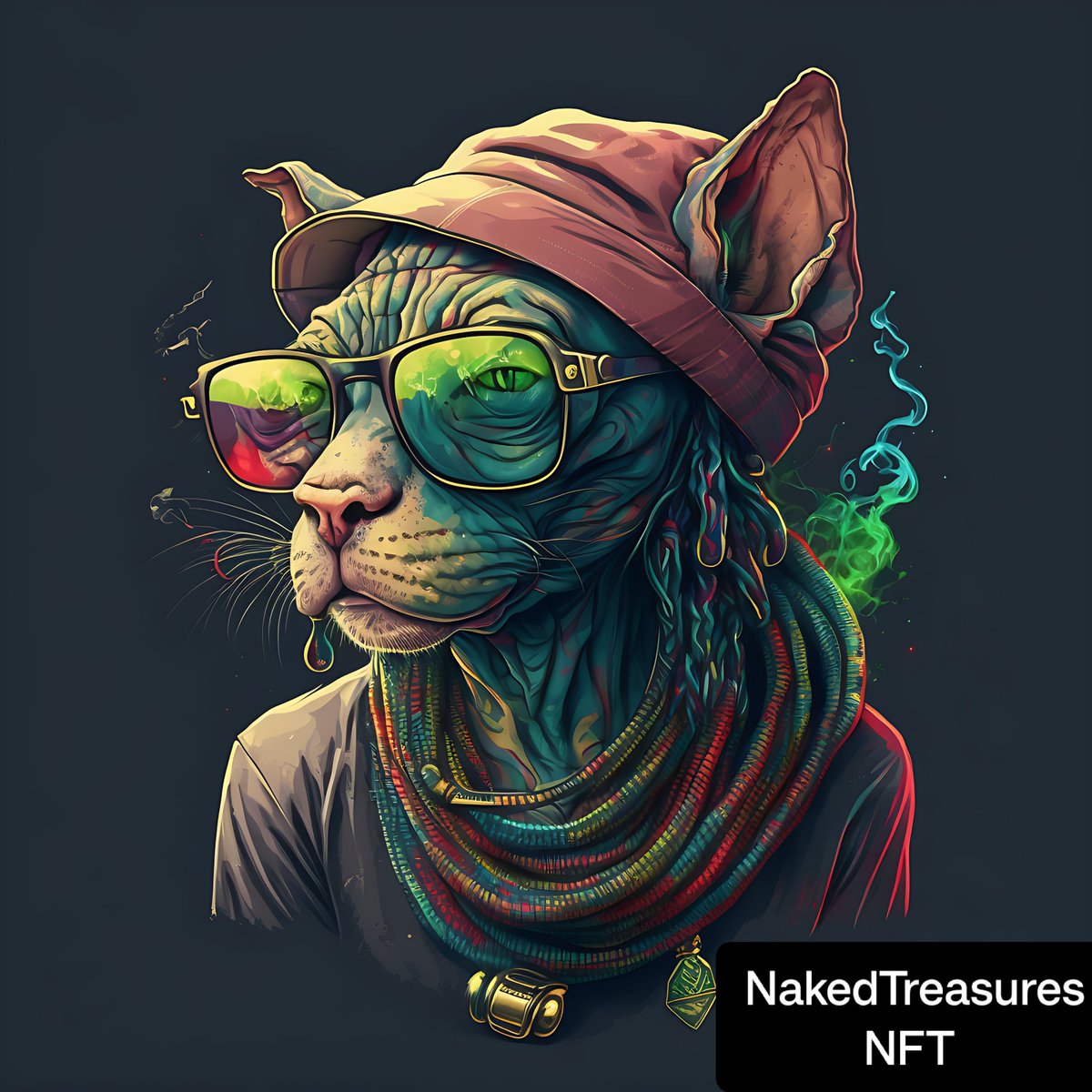 Looking for a standout piece to add to your NFT collection? The Sphynx Cat Stoned NFT is just what you need! With its playful depiction of a stoned cat, this digital artwork is both eye-catching and humorous. Perfect for cat lovers
#NFT #nftsales #digitalart #Sphynx #cannabislife