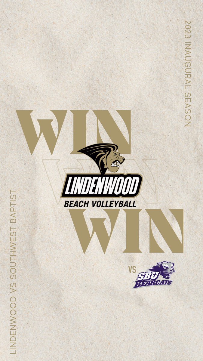 lindenwoodbeach's tweet photo. Your Lion Lady’s WIN against Southwest Baptist! 🏆 Check out our IG Stories for set scores & more! Your Lions play Mckendree next at 2 PM! 🦁
#LionPride | #LUBeach
📊 : https://t.co/MvZcotNNJl https://t.co/PsZ2henYxJ