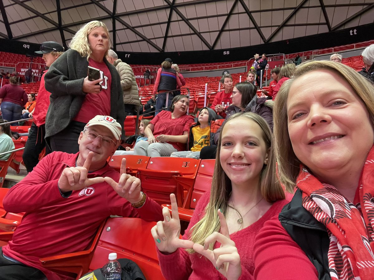 Where have all these people been ALL SEASON???  Such an amazing team and a BIG game today!! #UTWBB #GoUtes
