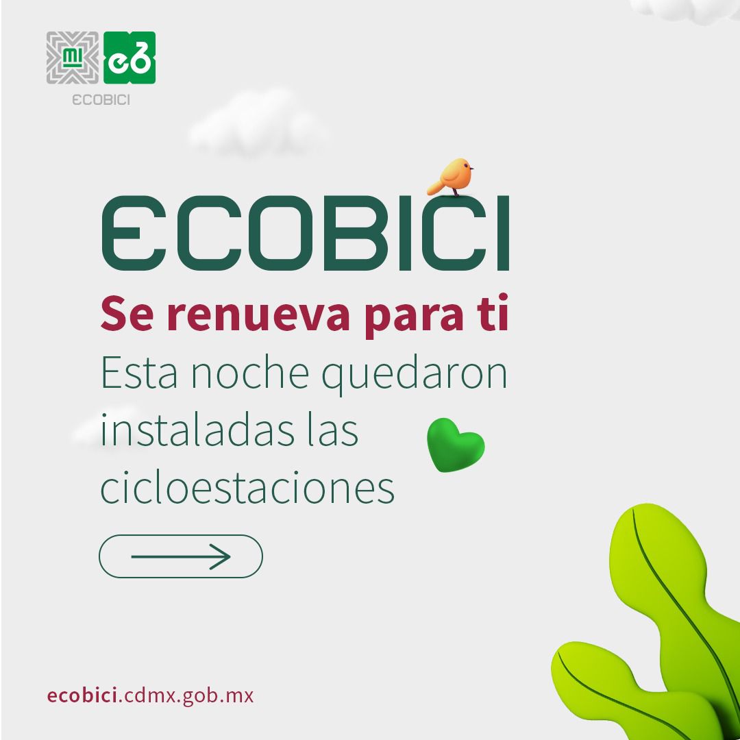 ECOBICI CDMX tweet media
