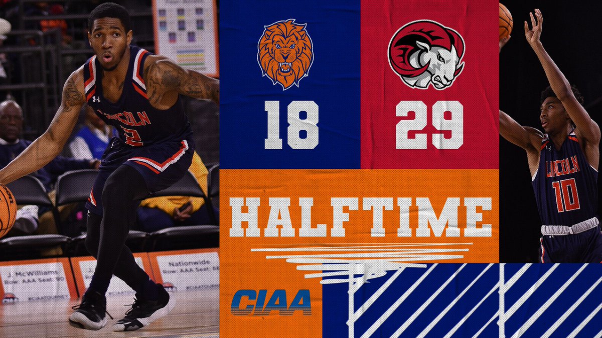 Halftime in Bmore:

Lincoln (PA) Game Leaders:

Points - Bakir Cleveland (5)

Rebounds - Bakir Cleveland (3)

Assists - Reggie Hudson (2)

Steals - Three Tied (1)

Blocks - Sorber &amp; Coates-Sinues (1)

#LUPr1de | #ProtectThePr1de