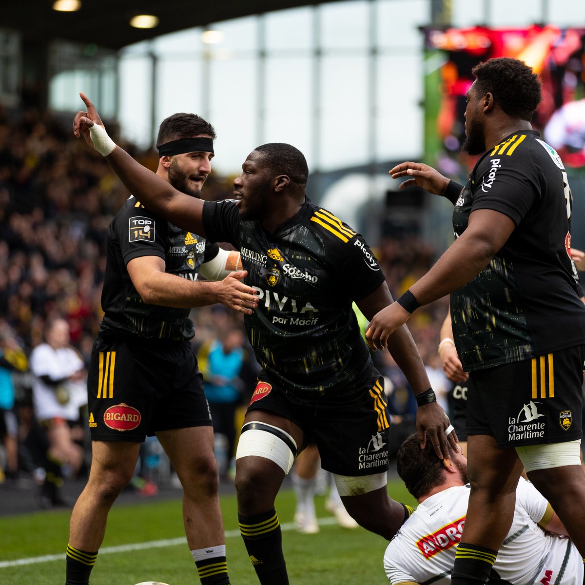 staderochelais's tweet photo. 🫰 Quand tu marques à la maison.
by @YoanTanga 🤪
#SRCAB | #Top14 | #FievreSR https://t.co/OAKRBcI0Uv