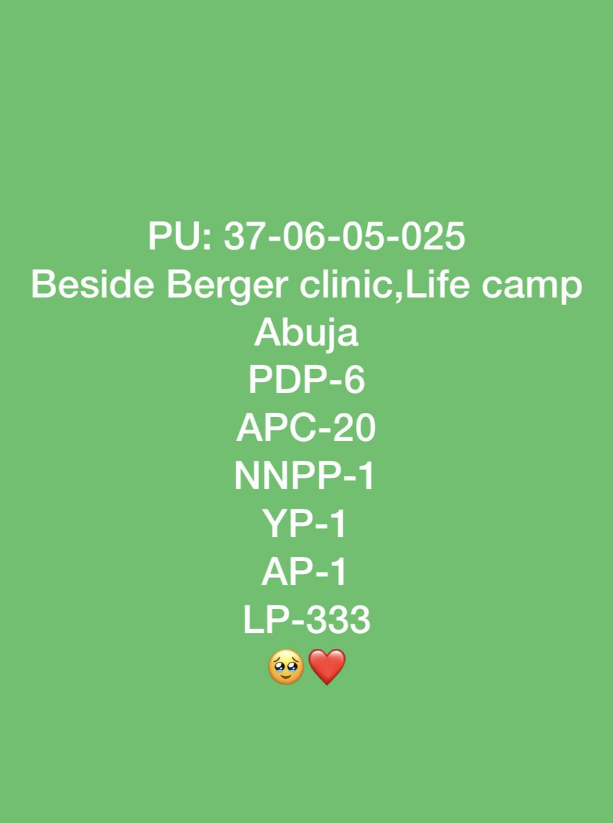 #presidentialelection2023 
My PU delivered