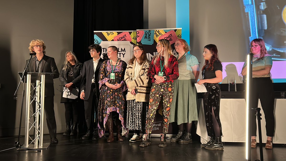 A huge congratulations <a href="/filmunit/">Film Unit</a>, this years winners of Best Student Cinema 🎉 #FSoY23 #CCC23