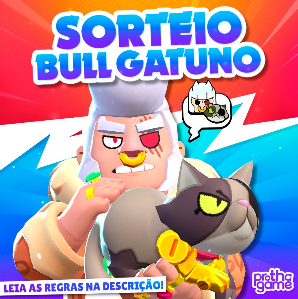 🎁 SORTEIO🎁
UMA SKIN DO BULL GATUNO 🐈‍⬛

Regras:
🔸 Seguir: <a href="/prothagame/">Protha</a>
 🔸Dar RT e CURTIR esse post
🔸 Marcar 1 amigo
🔸 Se inscrever no meu canal: youtube.com/prothagame

Resultado: 06/03 #AlleyCatBullGiveaway