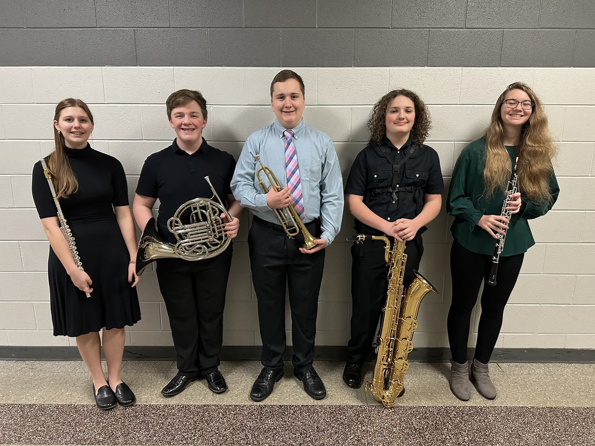 LCWolvesBand's tweet image. Proud of these students for being @LCHSWolves first All County Band members!