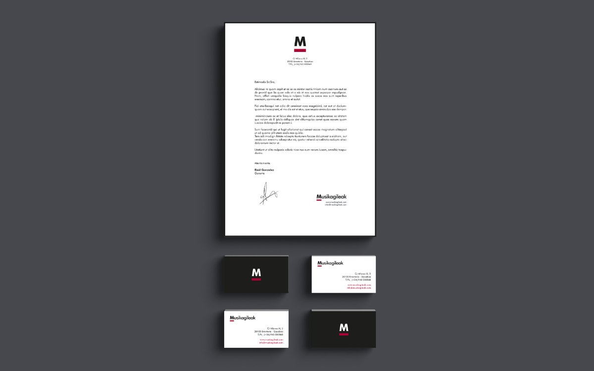 La_Facto's tweet photo. Diseño de la marca y aplicación corporativa en la papelería para la Asociación de Músicos del País Vasco.

#musikagileak #lafactoriagrafica #vitoria #diseñografico #graphicdesigners #alava #graphicdesign #musica https://t.co/3v20gIKFi9