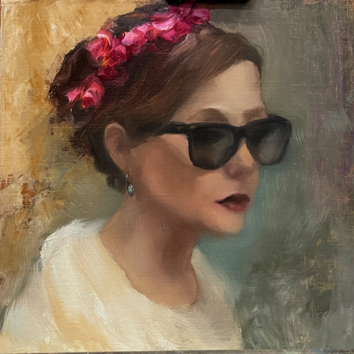 Florence_Studio's tweet photo. Another 'alla prima' 30cmx30cm oil painting on linen on panel. 
Available. https://t.co/yj1VdzIaPQ