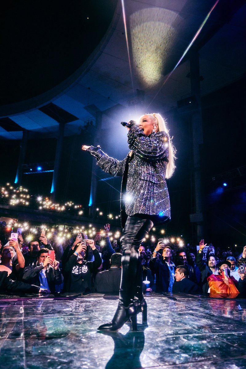 xtina's tweet photo. 🇨🇱Fighters, you ready? We’re just getting started, 2 more special nights at the @movistararena 💋✨

https://t.co/zNhvyziJ1k https://t.co/l5vu6O6RYT