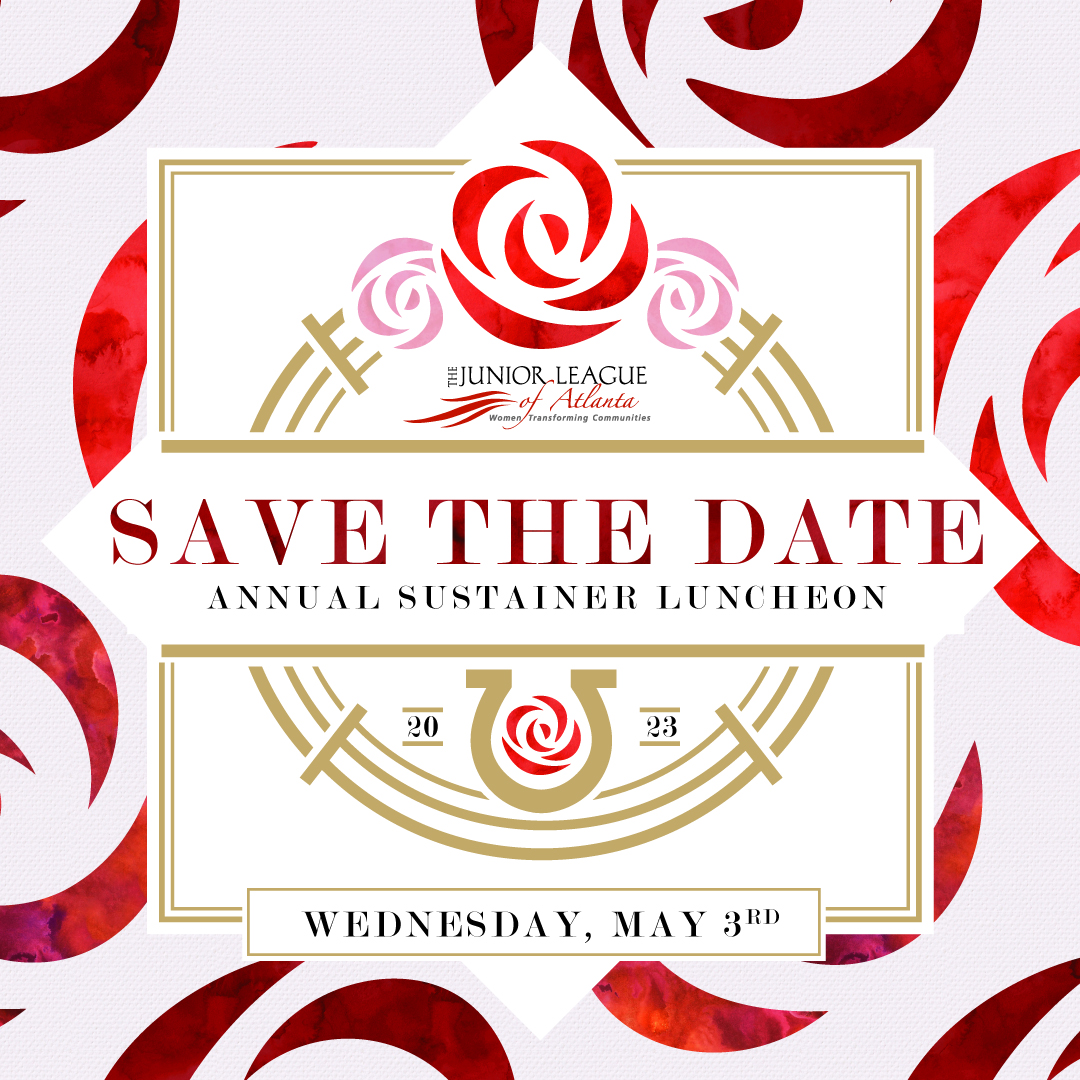 Save the Date! 📅

All sustainers are welcome to join us for our Annual Sustainer Luncheon Wednesday, May 3rd. 

More details to come. Stay tuned. 

#SustainerSaturday #JLA106 #savethedate #atlantaleadership