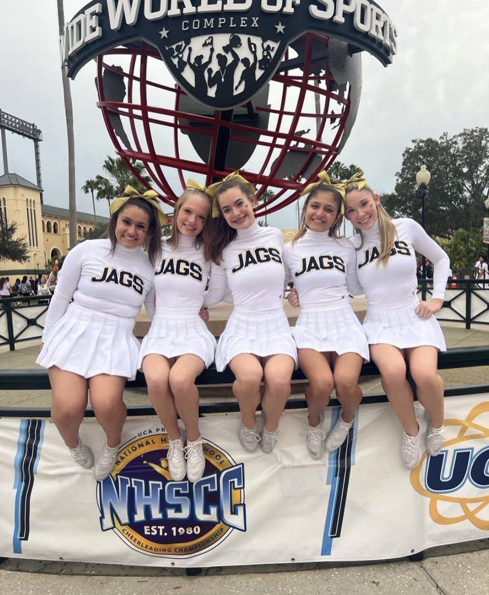 JHSJagCheer's tweet photo. We had so much fun competing at nationals in florida! We cant wait to come back next year, make improvements and do even better!๐ค
Thank you to our coaches, parents, and supporters for helping us make it here!!๐ซถ#mgjohnson #budajohnson https://t.co/IpAyGyXzow