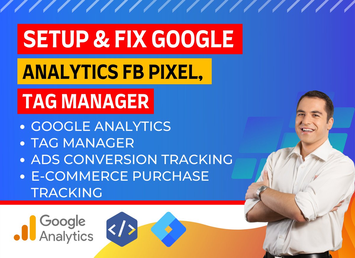 anupamit_'s tweet photo. Check out my Gig on Fiverr: setup google analytics 4 facebook pixel with server side tracking via GTM https://t.co/M4m2XhsVyT https://t.co/ZVYFv0TluW