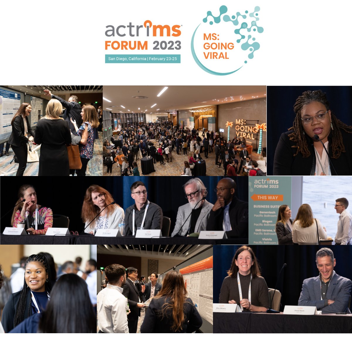 #ACTRIMSForum 2023 is a wrap! This year's "MS: Going Viral" theme attracted record-breaking attendees, residents, abstract submissions and industry support. A huge thank you to our 1800+ registrants and speakers!