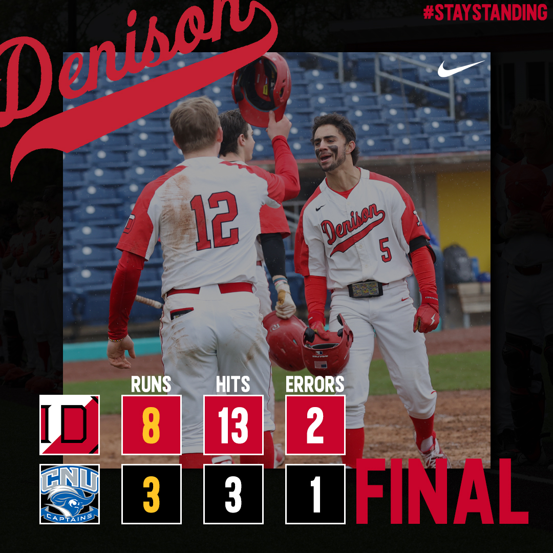 Final || Denison 8 Christopher Newport 3

#StayStanding