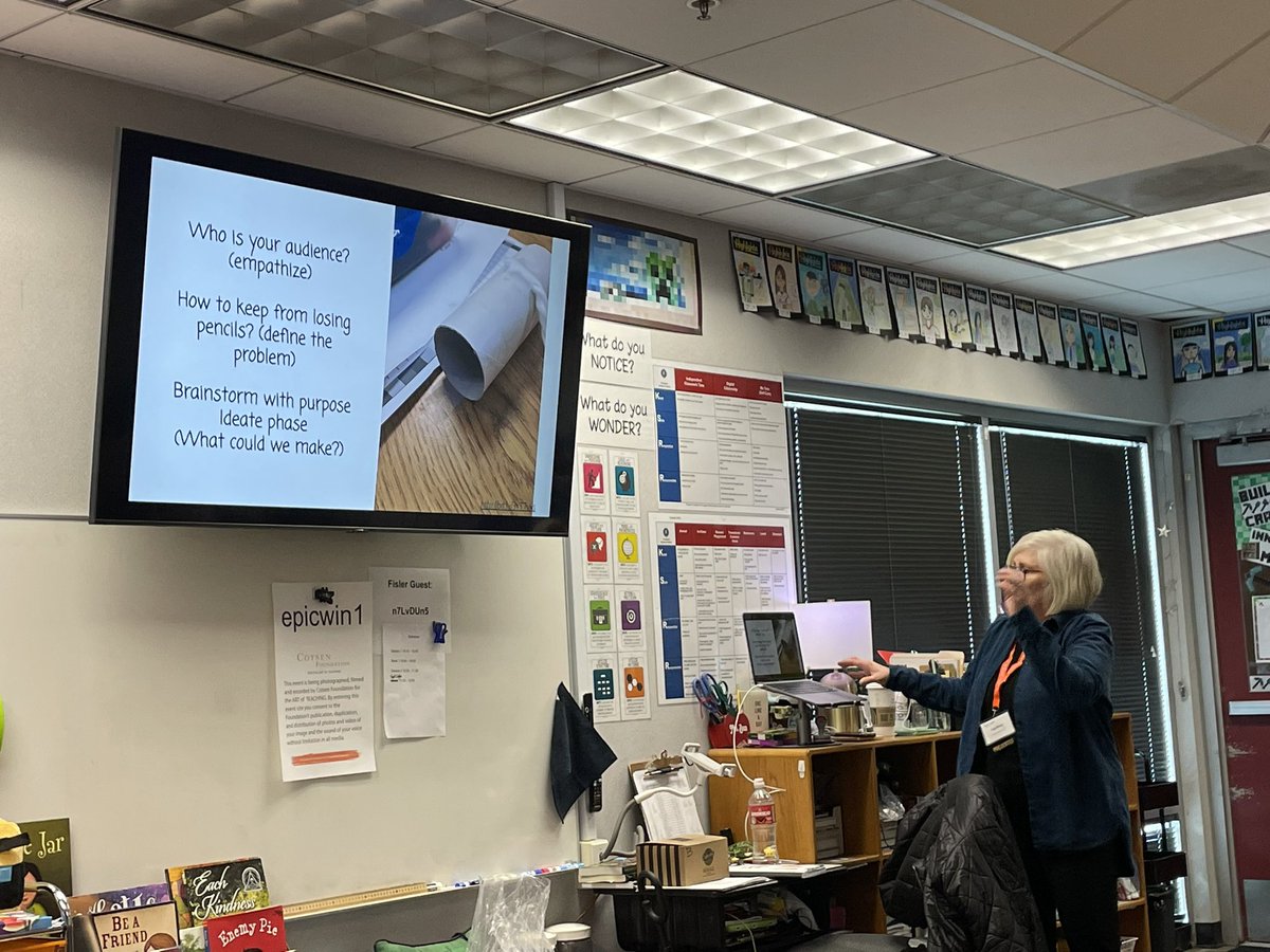 Building empathy through the Engineering Design Process. <a href="/CotsenAoT/">ART of TEACHING</a> #cotsenELC2023 <a href="/KimBass4/">Kim Bass</a>