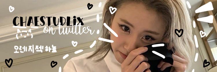 chaestudlix's tweet photo. —Muito obrigada por lerem essa thread! Por mais que seja minha primeira thread aqui no twitter, ainda existe muito o que aperfeiçoar e melhorar. Aceito sugestões e qualquer dúvida me chamem nas DMs! ♡ https://t.co/tIOqwW5BMa