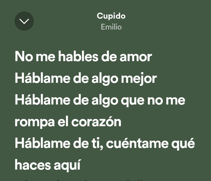 UnionEmilio's tweet photo. Ya se encuentra disponible la letra de "Cupido" en Spotify, ¡Vayan a escucharla! 

#EmilioOsorio 
https://t.co/OYKSmecy7w https://t.co/p6KZIKnD5Y