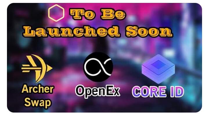 E_A_256_UG's tweet image. #Coreholders get ready to welcome new projects soon Launching on #CoreChain 
@archerswapcore @openex_network
@CoreDaoID 

#core #CoreDAO #SatoshiPlusConsensus