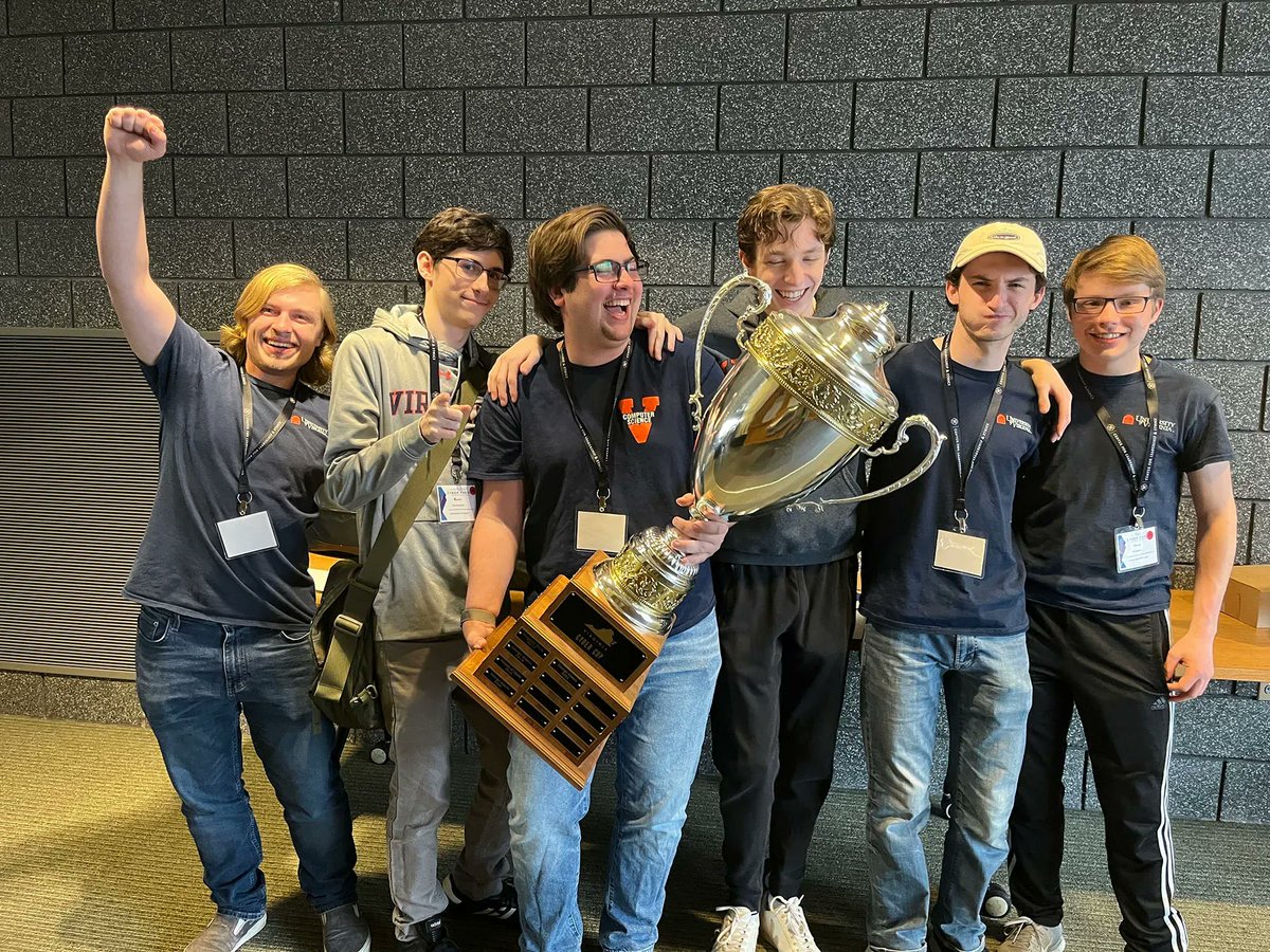VaCyberRange's tweet image. Congratulations to the University of Virginia for taking home the Virginia Cyber Cup!
#vacyber23 #cloudctf #virginiacyberrange #UVA #VMI