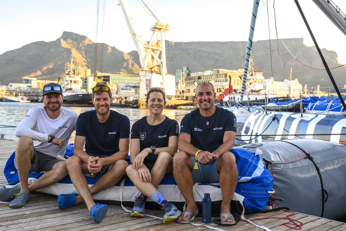👌 L’équipage #BiothermSailing prêt pour la leg 3 de #TheOceanRace !

🗺️ Au programme 12 750 milles dans les mers du sud. 

⏳ Départ demain à 14h10 (heure locale) 

📸 <a href="/RonanGladu/">Ronan Gladu</a>