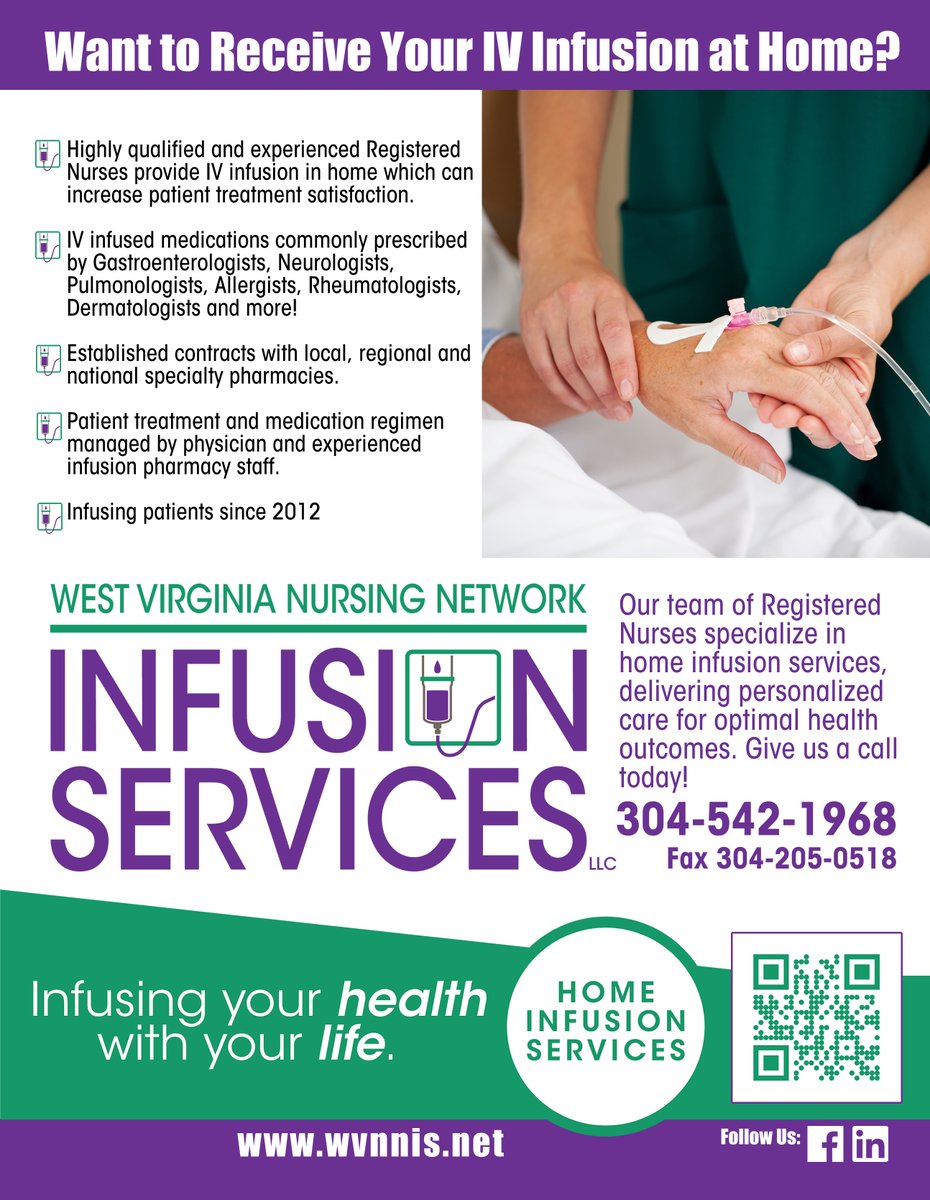 Want to receive your IV infusion at home? @TWNHIA  #homeinfusion #infusiontherapy