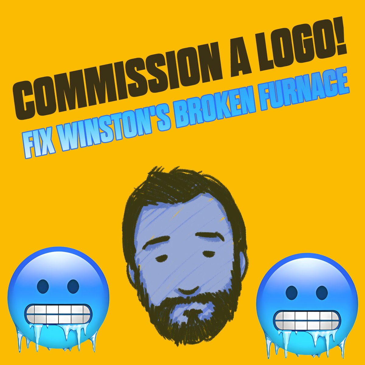 My furnace broke and Illinois winters aren't fun! 

Do you need a logo or design work? My full portfolio can be found at winstongambro.com 

I have affordable rates and I work very quickly 

Any RTs or shares are vastly appreciated! 

#logodesign #design #designerneeded