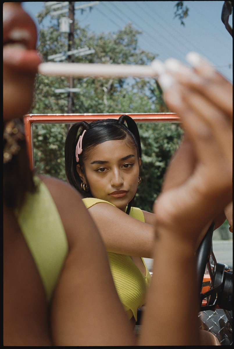 I shot my first beauty campaign with @rarebeauty such a transformative experience creative directed by @zoiladarton creative + production by @word_agency